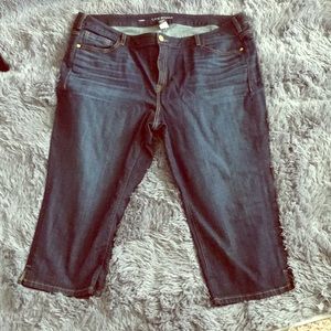 Lane Bryant Denim Capri pants